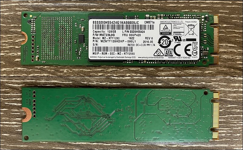 旧SSD（Samsung）