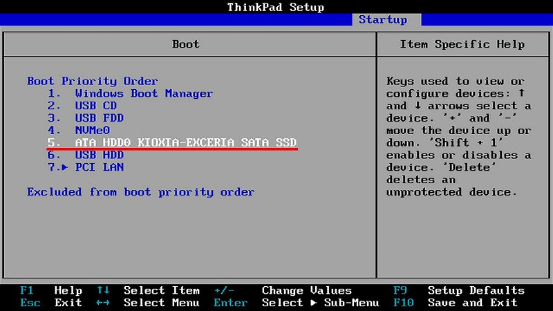 BIOS Boot画面