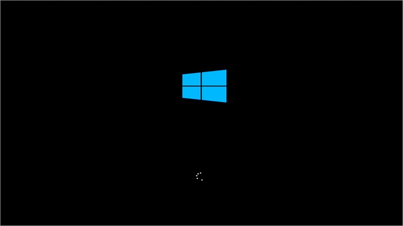 Windows10 起動中