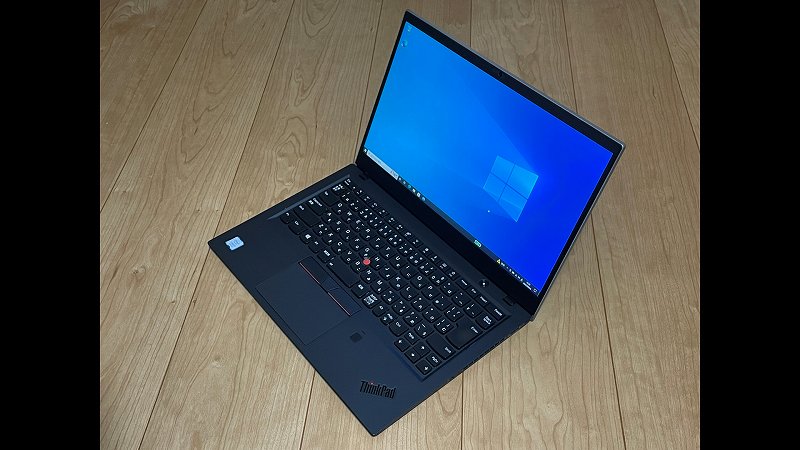 ThinkPad X1 Carbon 6th LCDパネル交換後 外観①