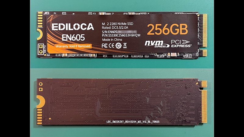 EDILOCA EN605 SSD本体外観