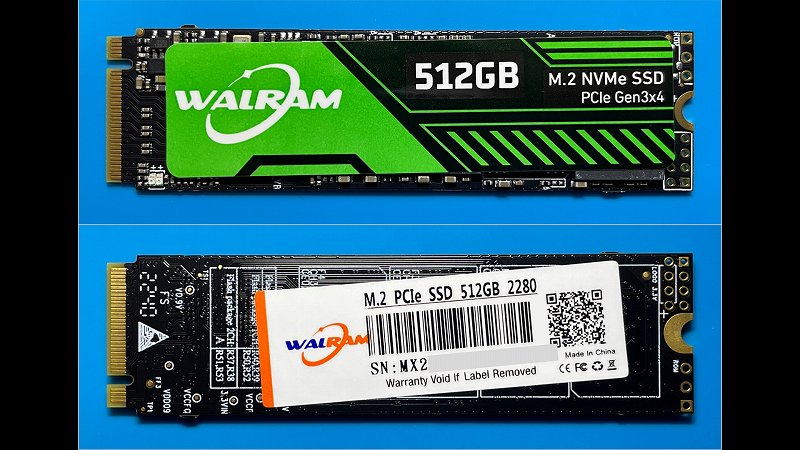 WALRAM NVMe SSD 本体外観