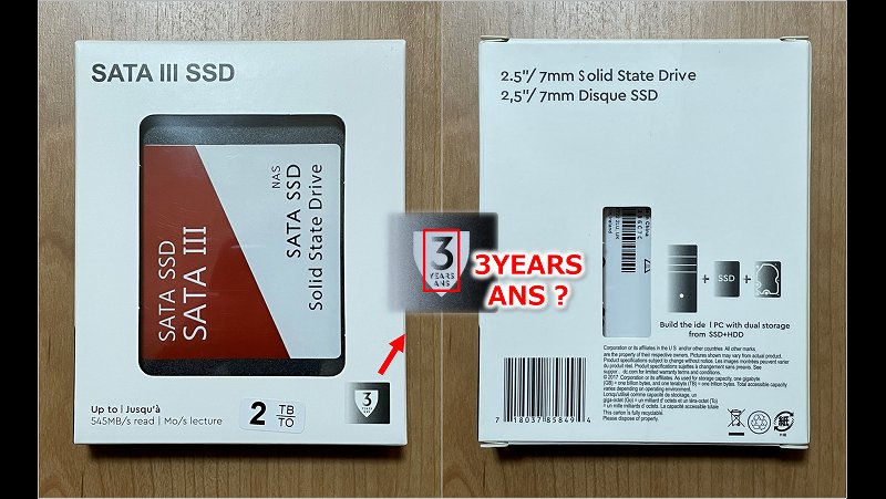 SSD 2TB パッケージ外観