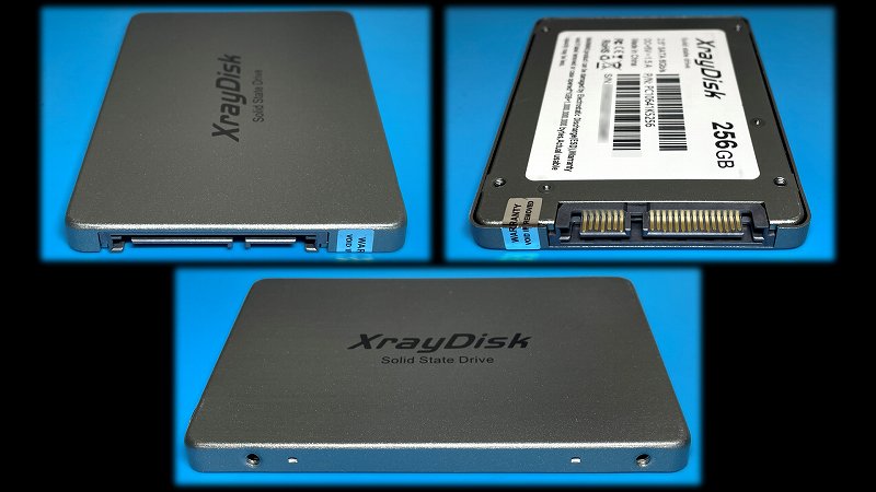 XrayDisk 25SATA SSD本体外観②