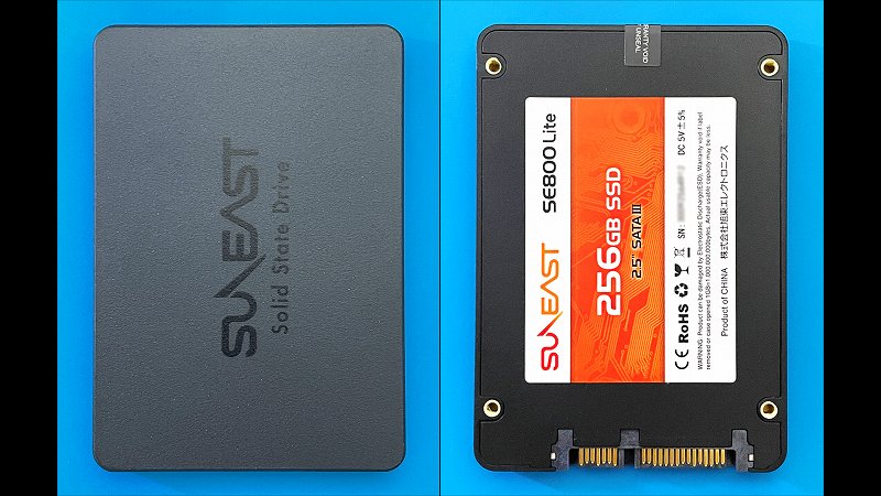 SE800 Lite SSD本体外観